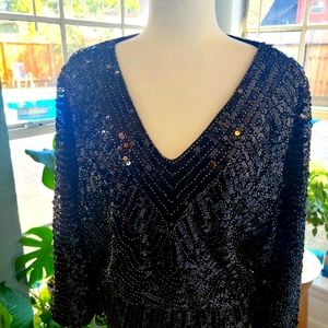 VICI NWOT sz Med sequin blouse